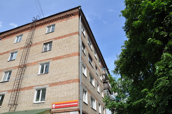 В доме № 14 "А" на улице Попова выполнена замена водосточных труб