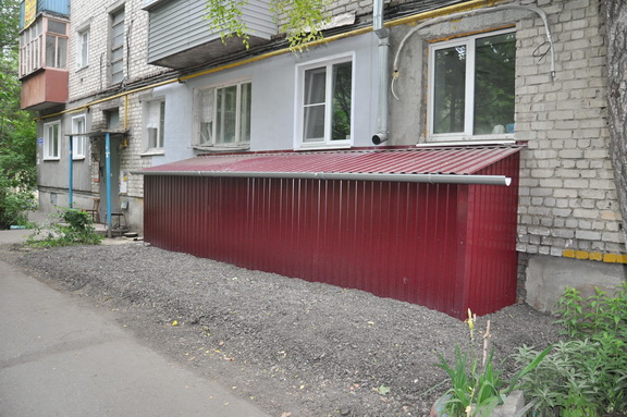 Выполнен капитальный ремонт входа в подвальное помещение