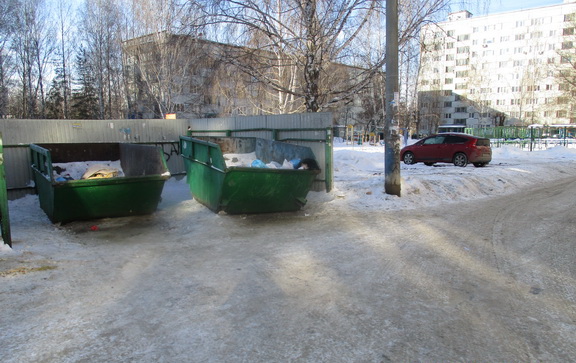 Контейнерная площадка бункер