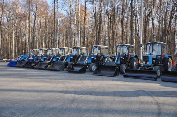 Состоялся смотр снегоуборочной техники