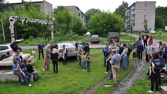 Жителям вручили призы за участие в субботнике