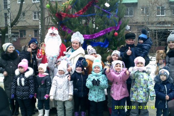 Управляющие компании-партнеры провели для жителей новогодние праздники