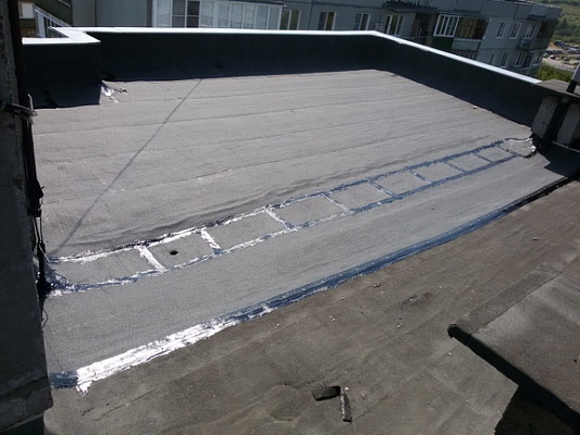 Выполнен текущий ремонт кровли