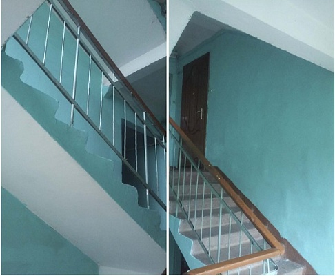 В многоквартирном доме на Рахманинова отремонтирован подъезд